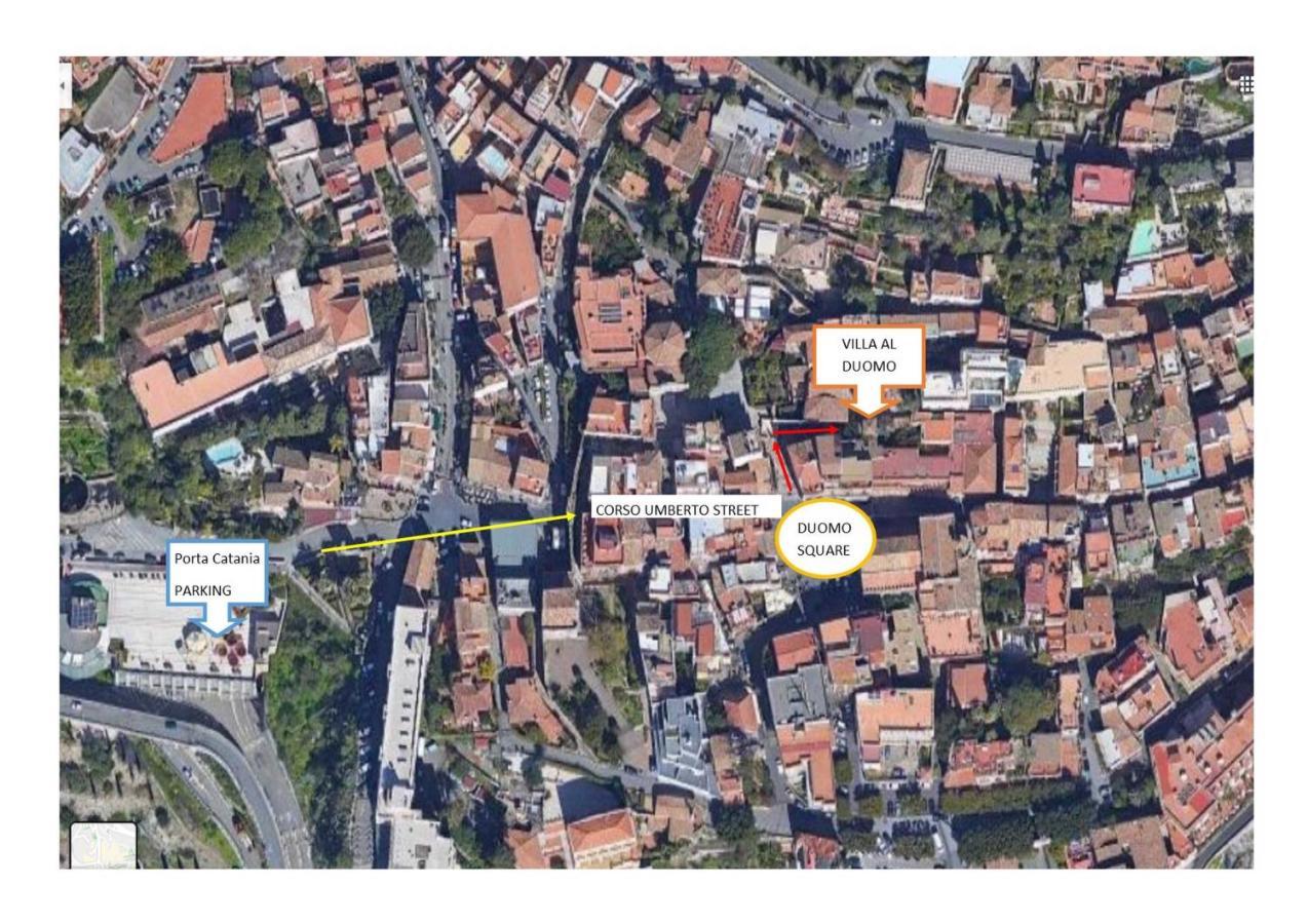 Private Villa At Villa Al Duomo 陶尔米纳 外观 照片